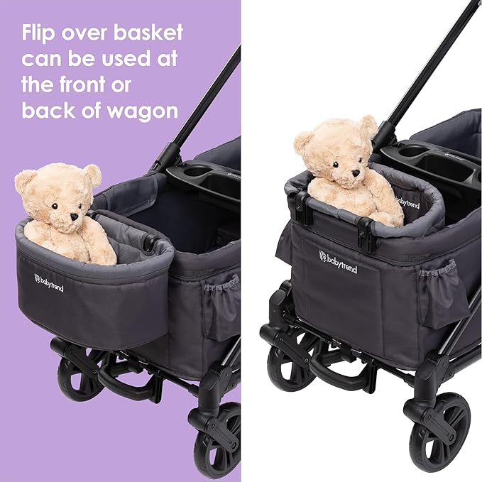 Baby Trend Navigator Plus 2-in-1 Stroller Wagon, Dash Plum