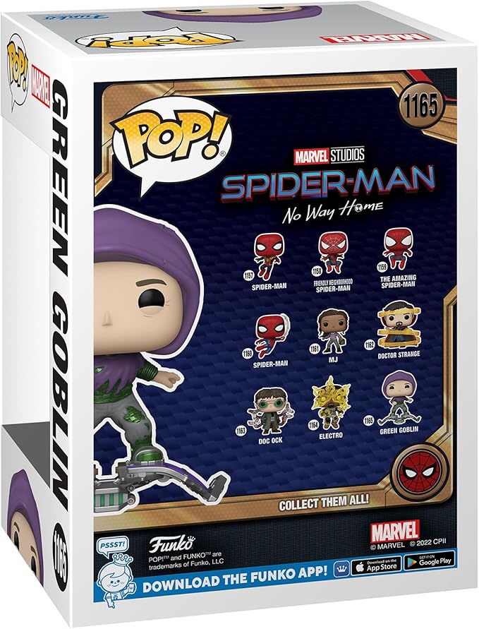 Funko Pop Marvel: Spider-Man: No Way Home - Green Goblin - Collectable Vinyl Figure - Gift Idea - Official Merchandise - Toys for Kids & Adults - Superheroes Fans