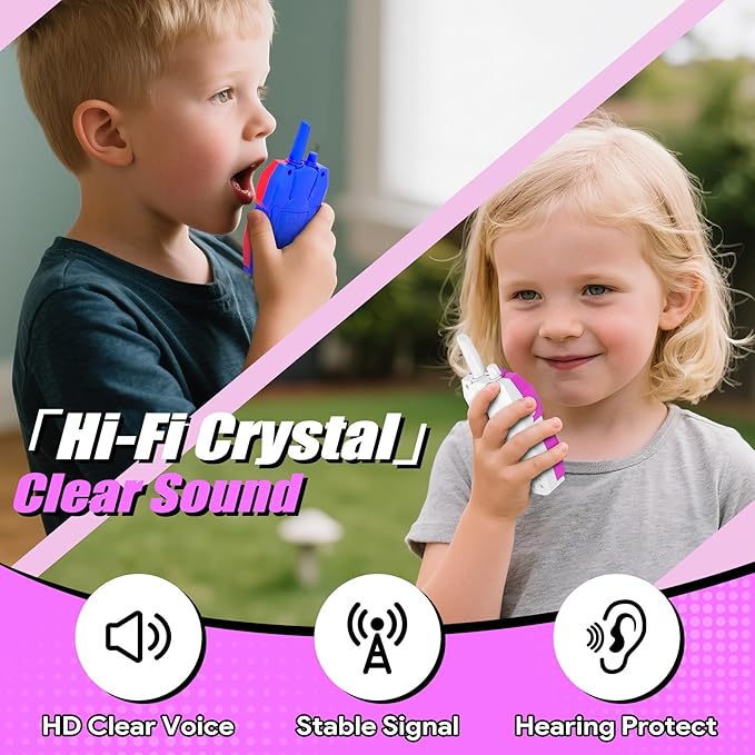Vvinca Spider Walkie Talkies for Kids 4 PCS