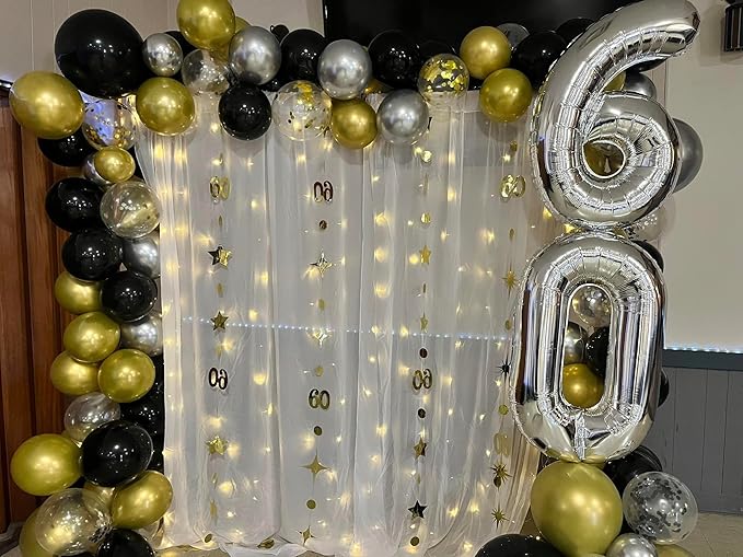 Silver Number 0 Balloon 40 Inch, 0 Balloon Number for 10th 20th 30th 40th 50th 60th Birthday Decorations, Silver Party Supplies