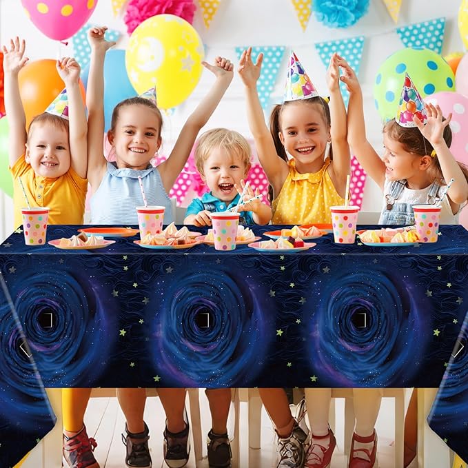 3 Pcs Button Eyes Tablecloths Button Party Decorations Samhain Plastic Table Cover Cartoon Movie Theme Fantasy Keyhole Disposable Rectangle Table Cloth for Witch Horror Birthday Supplies 108x54 Inch