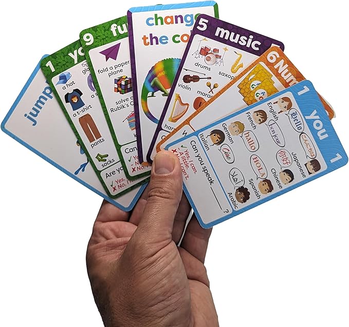 QnA Yellow ESL Card Game - Level 2.5. A Fun English Language Learning Game for EFL/ESL Students - Build Vocabulary, Grammar and Conversation Skills!