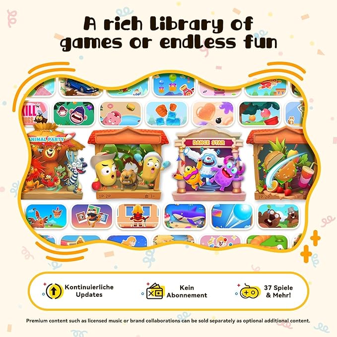 Motion TV Game Console, No Subscription The Active Play System for Kids & Families, 39 Plug & Play Video Games for Indoor Physical Play Interactive Family Fun, Gaming Nights, Parties and Playdates