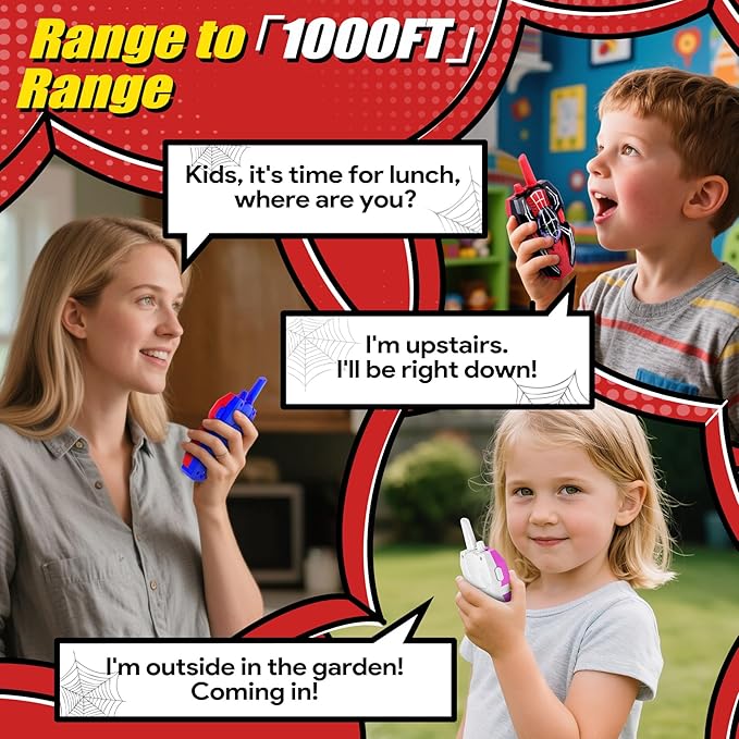 Vvinca Walkie Talkies for Kids 5 Pcs