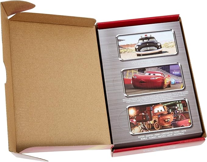 Mattel Disney and Pixar Cars Toys, Radiator Springs 3-Pack of Die-cast Toy Cars & Trucks with Lightning McQueen, Mater & Sheriff