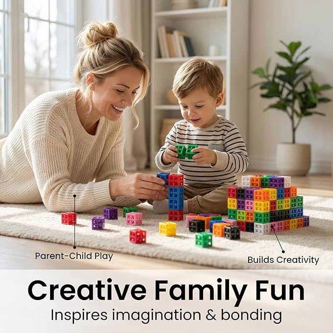 Toy Construction blocksCounting Learning Color Classification Toy, Math Education for Preschool Children, Montessori Toys Suitable for 1-3 Year Old Boys and Girls
