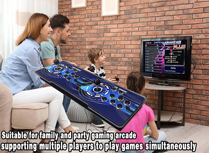 29800 in 1 Pandora's Box Retro Arcade Game Console, 4 Player 3D Magic Modding Game, Search Save Delete Cheats, Favorites List, 128G TF