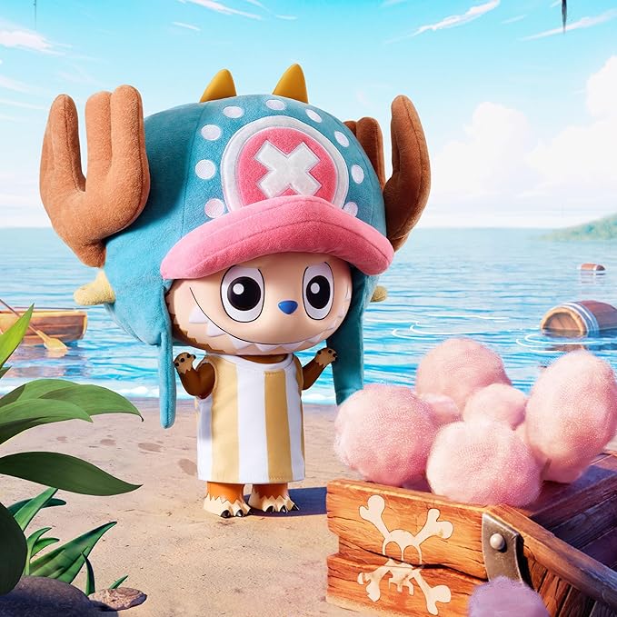 POP MART MEGA LABUBU 400% Tony Tony Chopper 13.8in/35cm Figurine, Toys for Mordern Home Décor, Collectible Art Toy, 1PC