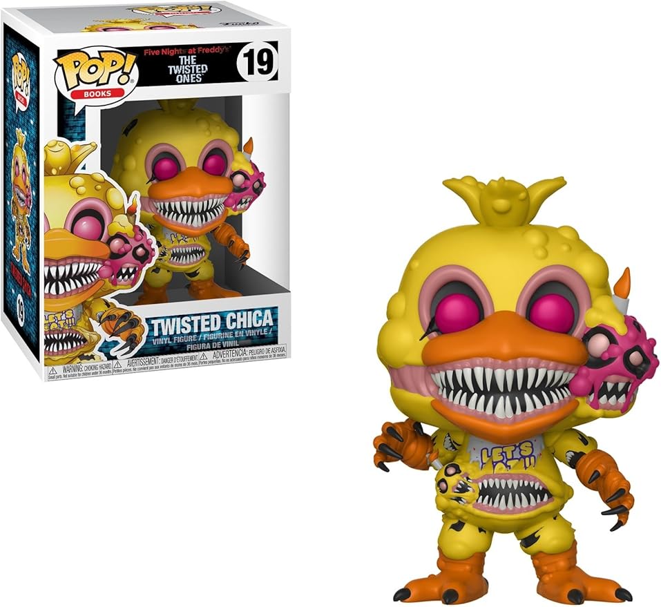 Funko POP! Books: Five Nights at Freddy's-Twisted Chica Collectible Figure, Multicolor