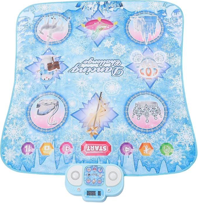 Kids Dance Mat Single Player Electronic Music Challenge Game Play Blanket for Daily Entertainment Thinking and Through Kids Dance MatElectronic MatSingle