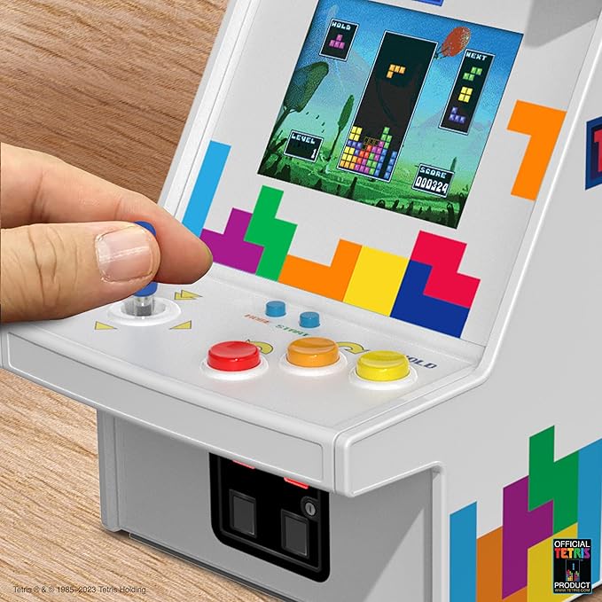 My Arcade Tetris Micro Player Pro: Mini Arcade, Handheld Video Game, 2.75" Screen, Tetris Game