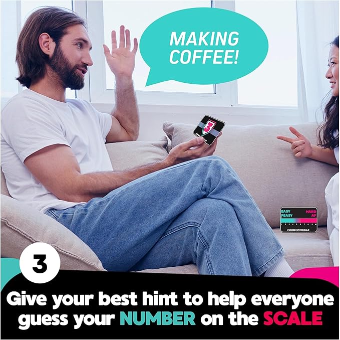 Spin Master Games, Where on The Scale, A Party Game of Extremes, for Friendsgiving, Bachelorette Parties, College, Happy Hour, Valentine's Day Gifts for Couples, 2+ Players, for Ages 18 & Up