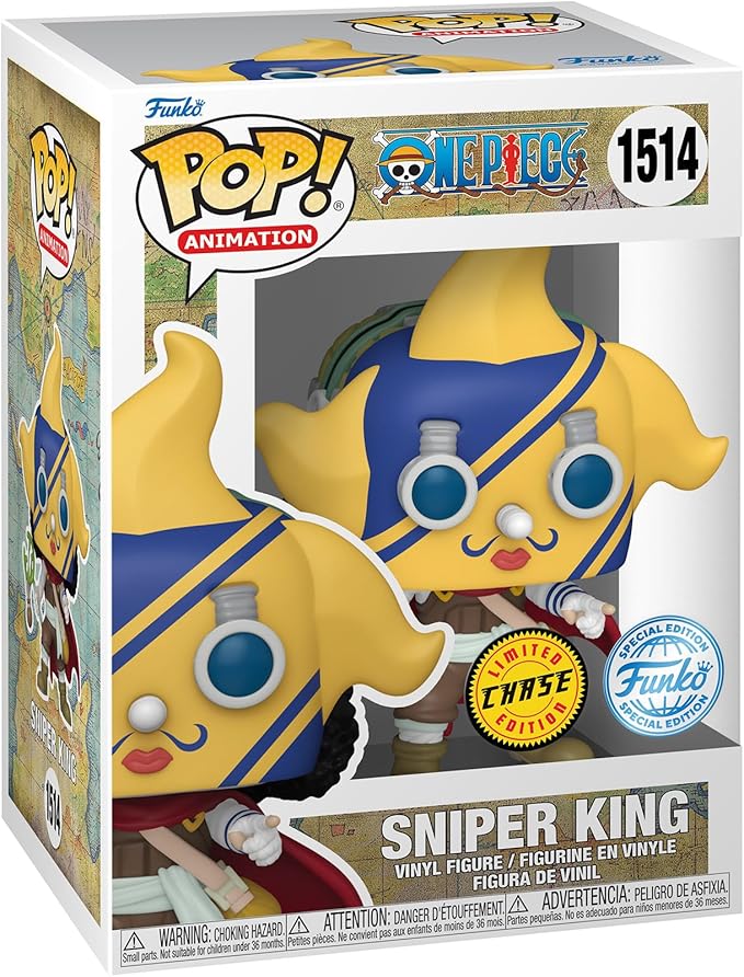 Funko Pop! Animation: One Piece - Sniper King #1514, Chalice Collectibles Exclusive, Vinyl Figure