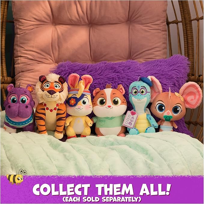 Vida The Vet, Baby Mouse Plush Toy, 8-Inch Tall Stuffed Animals with Super-Soft Fur, Kids Toys for Girls & Boys Ages 3 and up