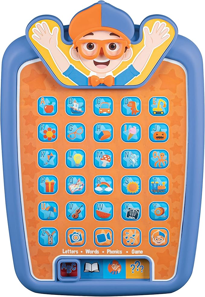 ekids Blippi Kids Tablet for Preschool Learning, Toddler Tablet with Educational Games and ABC Learning for Toddlers and Fans of Blippi Toys