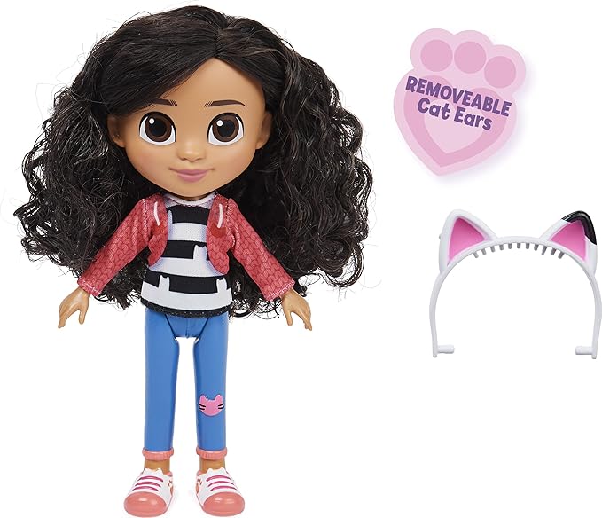 Gabby’s Dollhouse, 8-inch Gabby Girl Doll, Kids Toys for Ages 3 and up