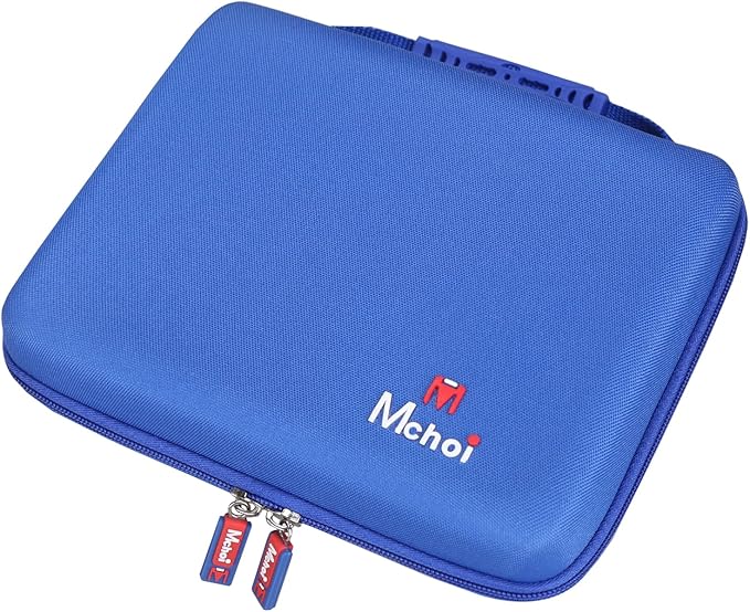Mchoi Shockproof Carrying Case for Hot Wheels 20 Cars, Case Only (All Blue)