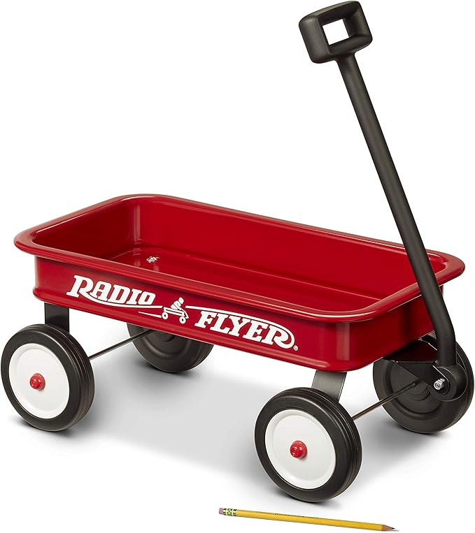 Radio Flyer Miniature Kids Wagon 16.5”, Toy Wagon with Wheels, Rolling Cart for Toddlers & Kids, Indoor & Outdoor Play or Baby Shower Decoration, Ages 1.5+