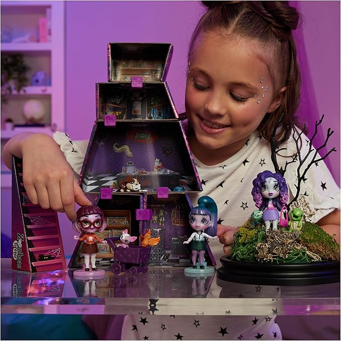 Zombaes Forever, Wild Vibes, Abandoned Pet Shop Customizable Doll House Playset, 3 Exclusive Zombie Dolls & Accessories, 5 Pets, Kids Toys for Girls