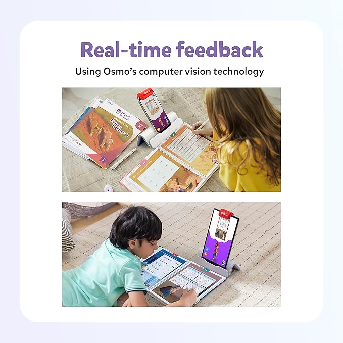 BYJU’S Learning Kit: Disney, Pre-K Premium Edition (App + 9 Workbooks) - Preschool, Ages 3-5, Featuring Disney & Pixar Characters- Learn Numbers, Letters, Shapes & Colors - Osmo iPad Base Included