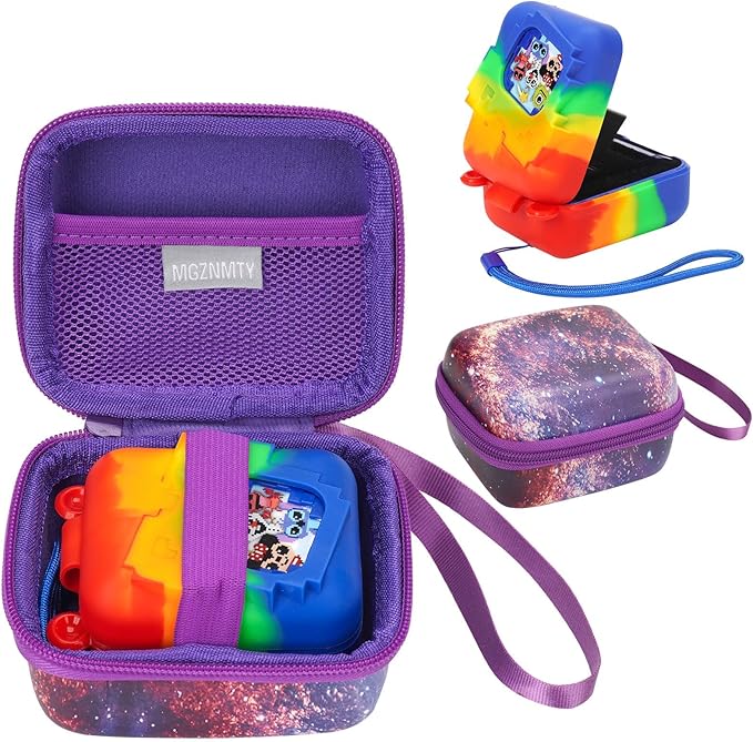 MGZNMTY Carrying Case and Silicone Case for Bitzee Disney Interactive Toy Digital Pet
