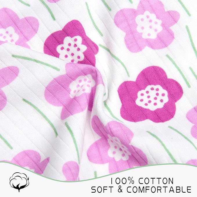 Reborn Baby Doll Swaddle Blanket 17-22 Inch Girl Purple Flowers Wrap Blanket 2 Pcs - Swaddle Blanket + Hat, Reborn and Newborn Baby Doll Clothes Accessories