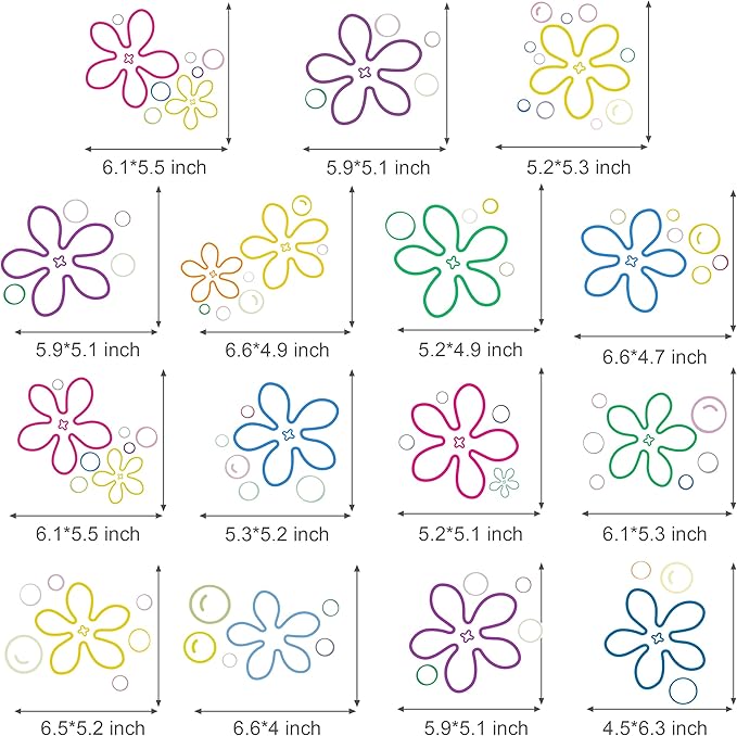 20pcs Jellyfish Flower Party Hanging Swirls Under The Sea Birthday Party Decorations Jellyfish Bubble Theme Ceiling Swirl Streamers for Yellow Cartoon Party Ocean Theme Baby Shower Supplies