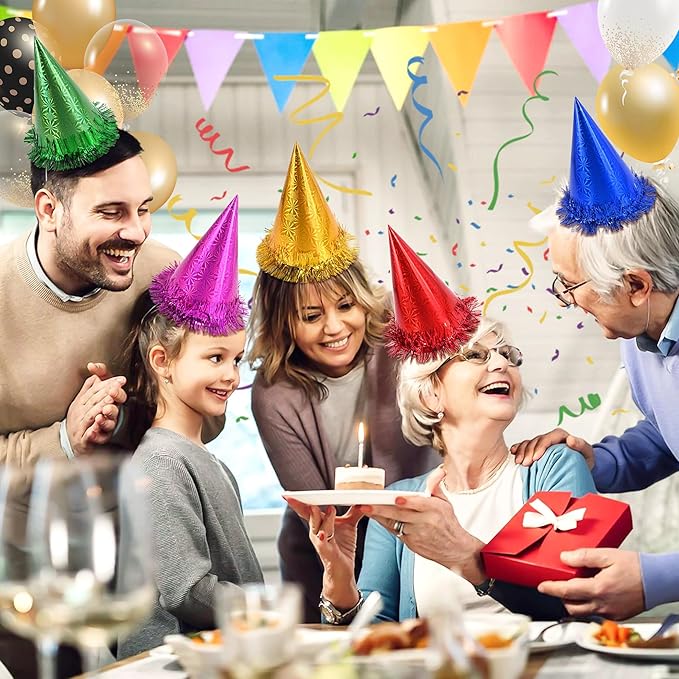CANREVEL Party Hats for Adults, Party Supply for Party Decorations, Party Headwear for Birthday Celebration for Women Men