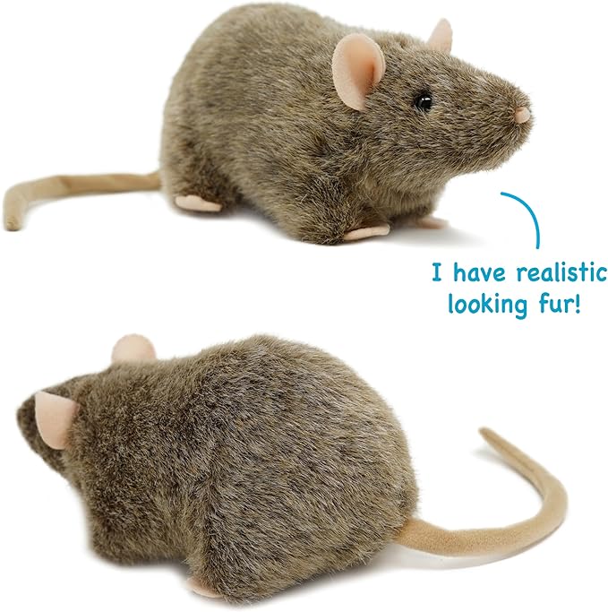 Reuben The Rat - 7 Inch Stuffed Animal Plush Mouse