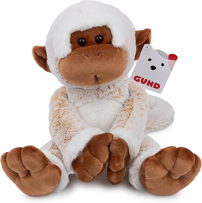 GUND Tilly The Monkey Plush, Premium Stuffed Animal for Ages 1 and Up, Cream/Brown, 15”