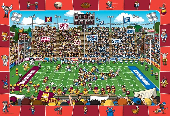 EuroGraphics Football Spot & Find Puzzle (100-Piece) (6100-0474)