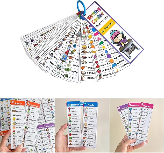 1 Set Double Sided Vocabulary Flashcards Educational Learning Cards High Frequency Sight Words Flashcards Learn to Read