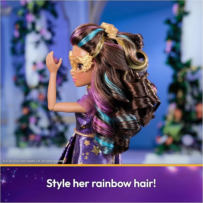 Unicorn Academy, Sophia Masquerade Ball Doll with 9 Accessories, 9.5”, Dolls & Unicorn Toys for Girls