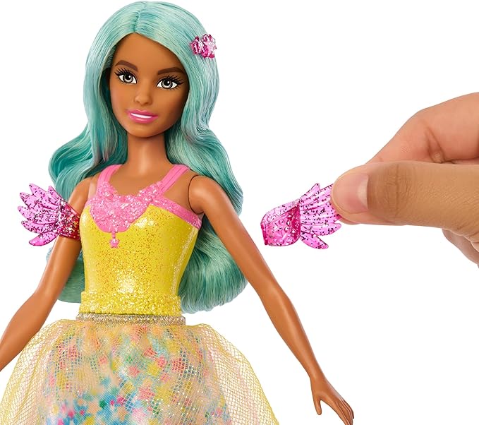 Barbie A Touch of Magic Doll & Accessories Set, Teresa Fashion Doll with Fantasy Outfit, Pet, Leash & Styling Pieces