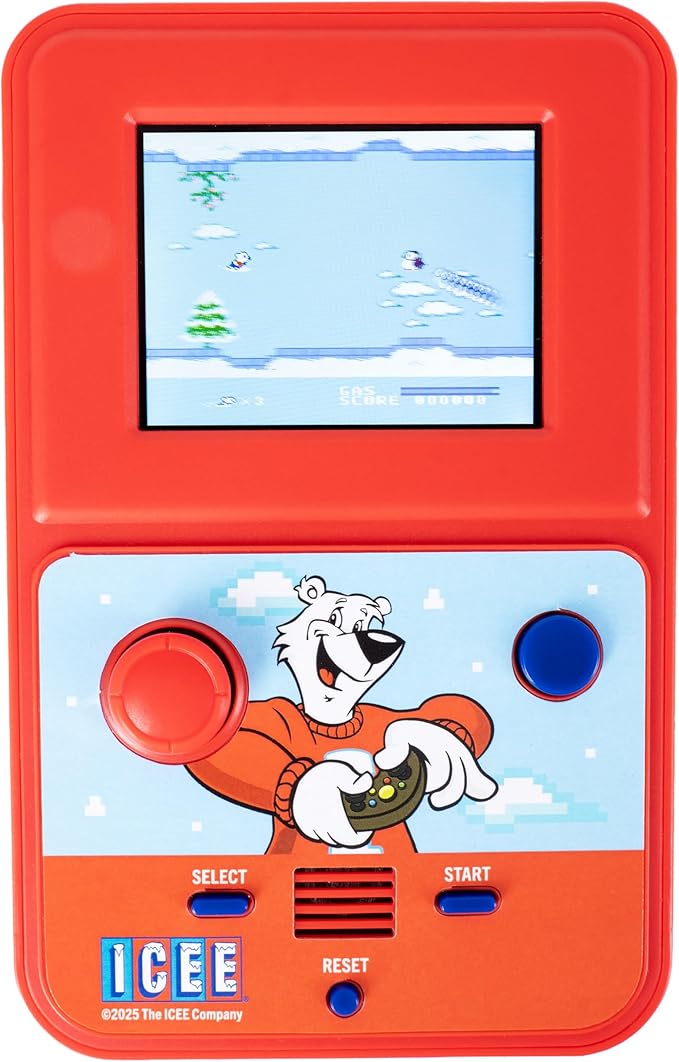 ICEE Color Handheld Arcade Game – Retro ICEE Handheld Gaming Device with Color Screen, Built-in ICEE Themes & Sound Effects – Novelty Gift for Kids & Adults, Portable ICEE Arcade