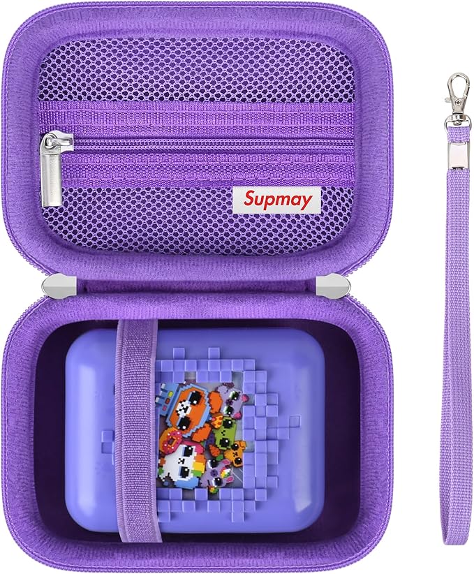 Carrying Case for Bitzee Disney/Magicals/Wizarding World Harry Potter Interactive Characters Inside Interactive Toy Digital Pet, Disney Toys & Digital Pet Kids Toys for Girls & Boys, Purple