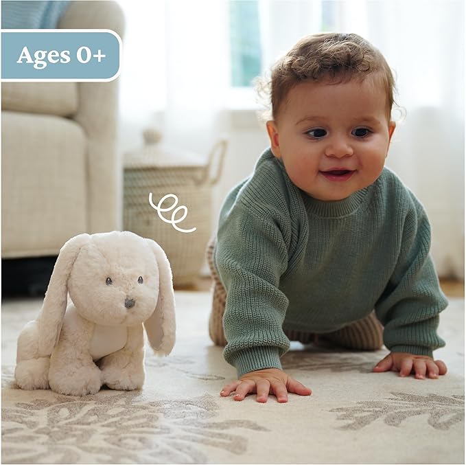 GUND Baby Clover Bunny Plush, Bunny Stuffed Animal for Babies and Toddlers, Cream, 10”
