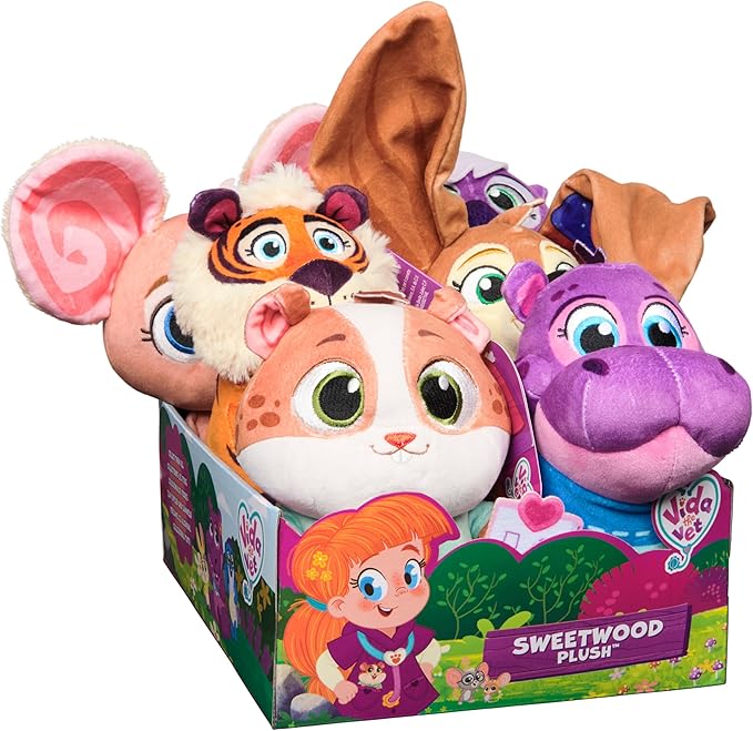 Vida The Vet, Kipp Plush Toy, 11-Inch Tall Stuffed Animals with Super-Soft Fur, Kids Toys for Girls & Boys Ages 3 and up