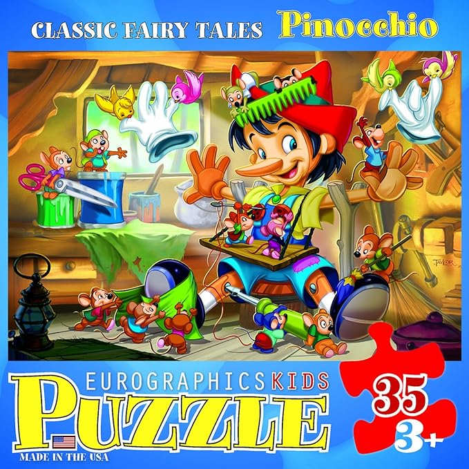 EuroGraphics 35-Piece Classicic Fairy Tales Pinocchio Puzzle