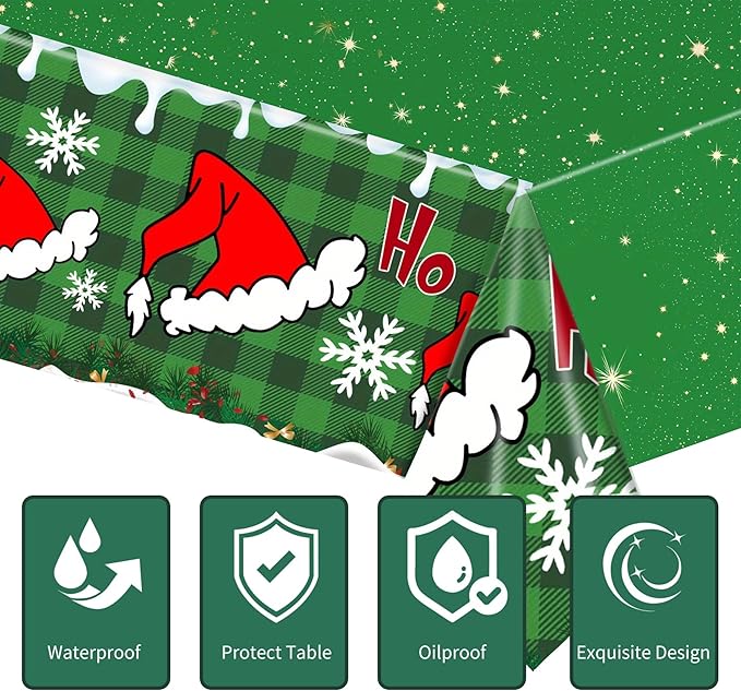 101 PCS Grinchmas Plate Set Christmas Tableware Set for Christmas Party Supplies Birthday Party Decoration