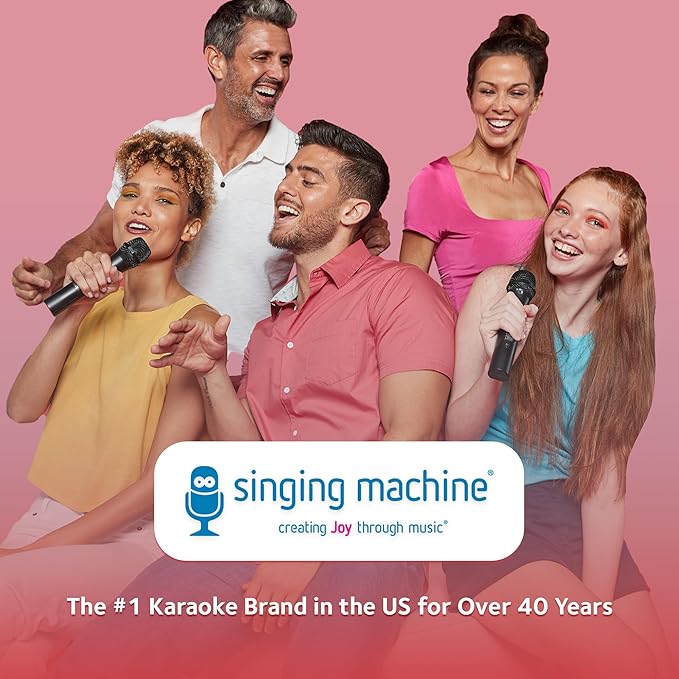 Carpool Karaoke Machine for Kids & Adults, Carpool Karaoke The Mic 2.0 - Wireless & Bluetooth Karaoke Microphone with Voice Changing Sound Effects as White Elephant Gift - Gold & Black