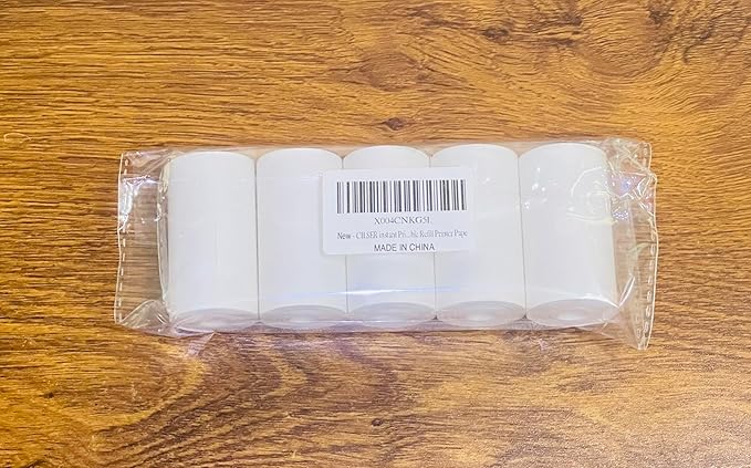 440 Pcs/5 Rolls Premium Kids Camera Paper Roll Refill, 2.2x1.1Inch(57X25mm), CILSER Thermal Paper for Most Kids Instant Camera, HD Printing, Waterproof, Non-sticky(5 Rolls)