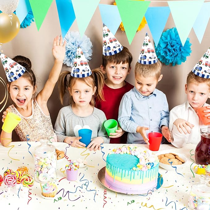 CANREVEL 12 PCS Party Hats for Adults, Party Headwear, Happy Birthday Hats, Birthday Party Decorations for Women Men