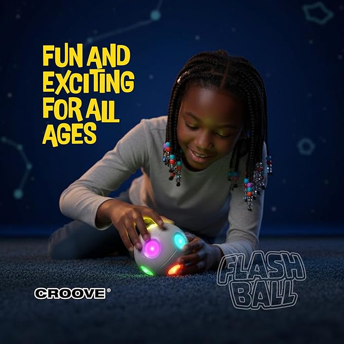 Handheld Light-Up Brain & Memory Action Ball - 6 Fun Fast-Paced Games for Kids - Rechargeable - Boys Toys Age 8-10 - Coolest Electronic Memory Game for Ages 7 8 9 10 11 12 13 - Easter Gifts for Kids