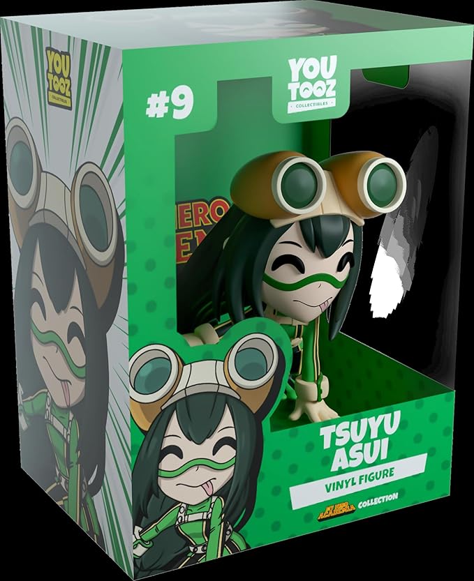 Youtooz Tsuyu Asui 4" Vinyl Figure – Tsuyu Asui Action Figure from My Hero Academia Anime Collection