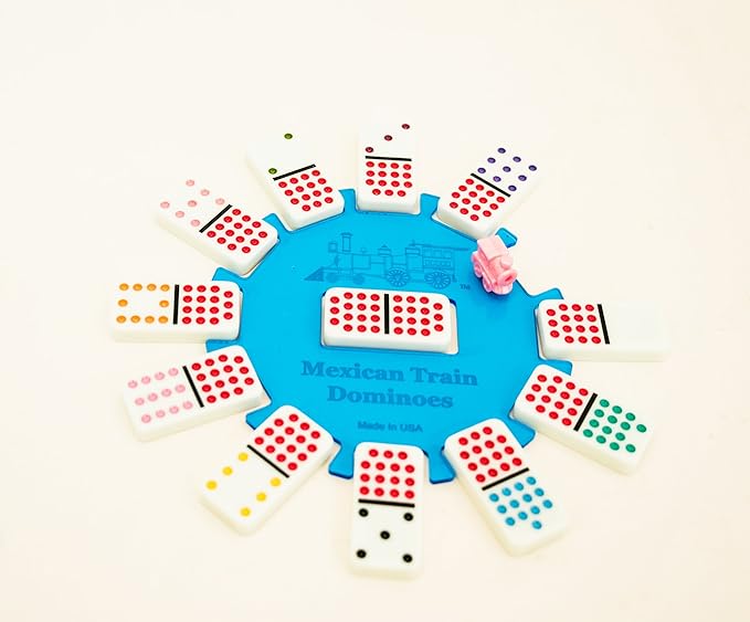 CHH Mexican Train Center Piece with Accessories, (up to 12 Players)