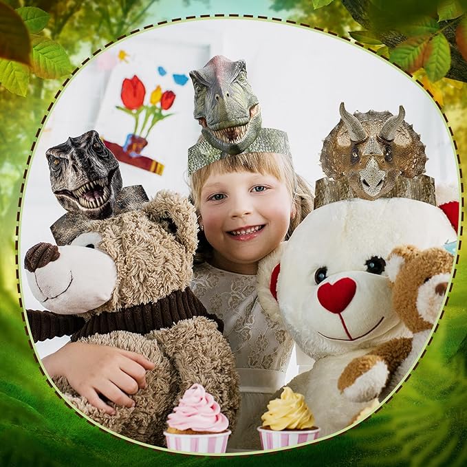 24 Pcs Party Hats for Kids Paper Headbands Crown for Boys Girls, Birthday Party Decoration Favors