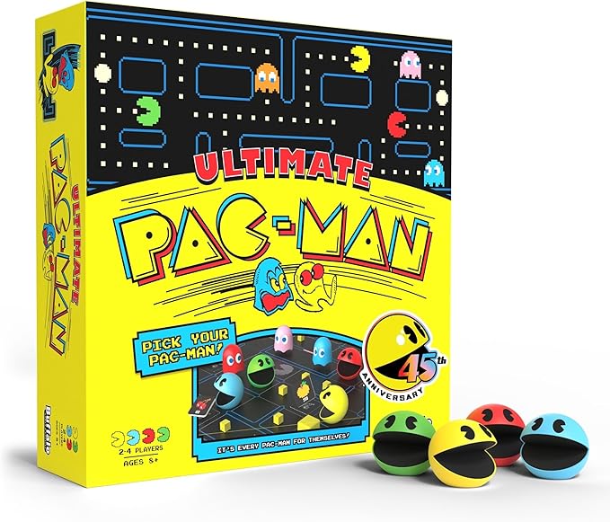 Buffalo Games Ultimate PAC-Man Board Game - Retro Arcade Classic - Official Licensed - 2-4 Players, Ages 8+