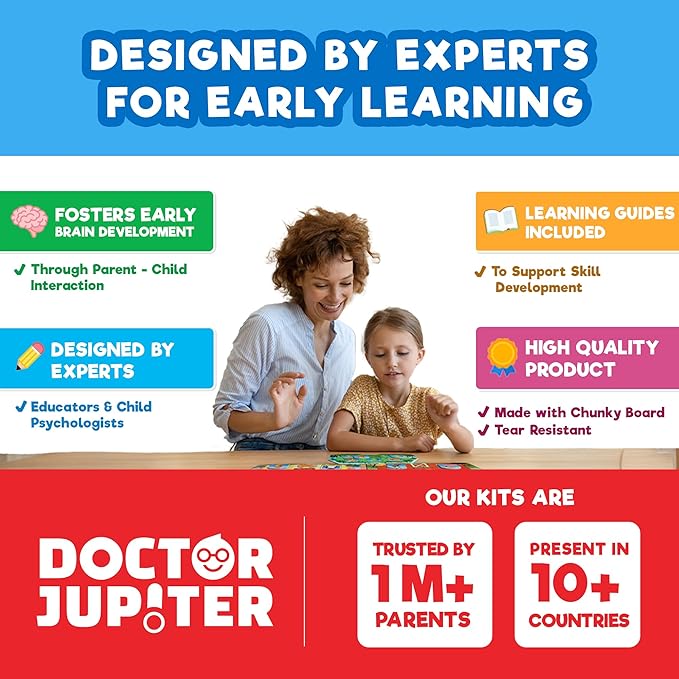 Doctor Jupiter Who's in The House Game | Toys for Ages 2-4 | Birthday Gift for 2 Year Old Boys and Girls | Toddler Toys for 2-3-4 Year Old | Learning & Education Toys