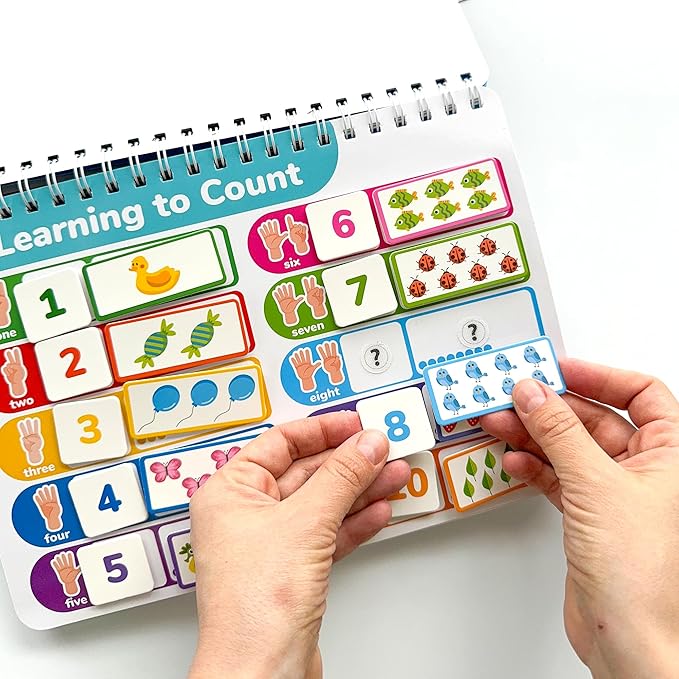 QUOKKA Montessori Busy Book for Toddlers 1-3 - Pre K Kids Learning Activities for Homeschooling - My Preschool Busy Book for Ages 3-5 - 15 Kids Educational Activities 2-4 Years